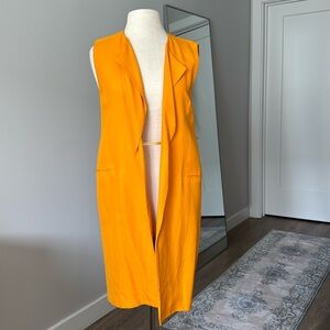 Marigold long vest
